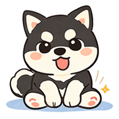 黑柴犬Q的日常1