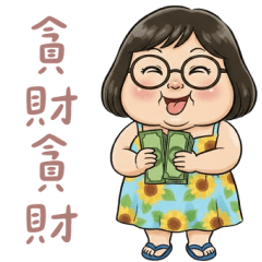 綿花糖小姐：貪財啦～