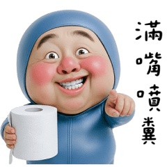 Blue Comedy Monster Abei: Noisy