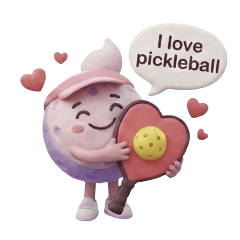 Pinky pickleballer