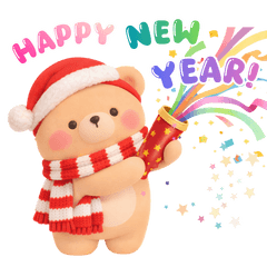 Cute bear : HNY