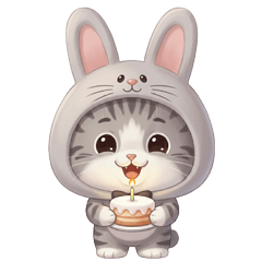 モチ：サバトラの子猫 V.2