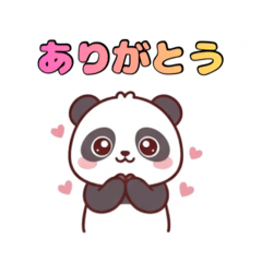 Cute panda stickers2025