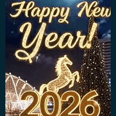 2026!飛び出すイルミネーション✨豪華な午年