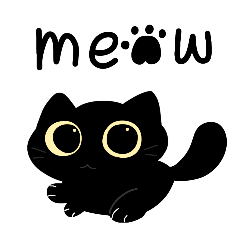 black kittycat