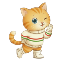 Tabb-nyan enjoying winter