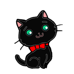 Cute Black Kitten ANYAO