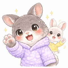 雙兔日常｜傲嬌 × 社恐朋友》