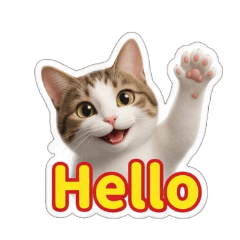 家貓小可愛得日常問候