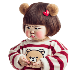 Chubby Girl Funny face183 EN