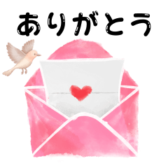 Sweet Letter Stickers