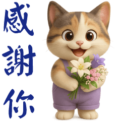 可愛貓♡日常問候貼♡