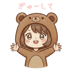 Love & Feelings Bear Stickers