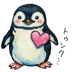 Painting-style cute animals series