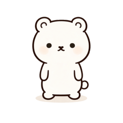 Cute Polite Bear Stickers