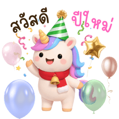 'Uni' Cute Horse : Season's Greetings!