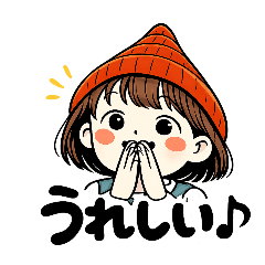 Everyday Cute Girl Stickers