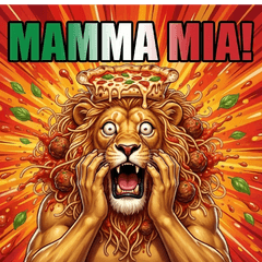 義大利麵獅王Leon：崩壞迷因與披薩