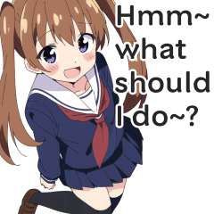 High School Girl Daily Chat Stickers