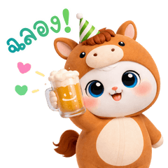 Cute cat : Celebrate time!