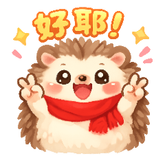 毛寶小刺蝟｜日常貼圖#1
