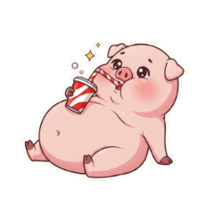 超キュートでネガティブ全開な厭世ピンク豚