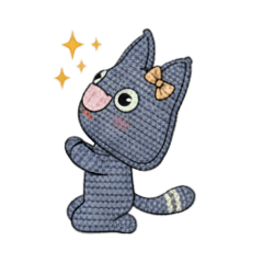 跟著毛線去旅行～頑皮大臉猫