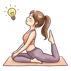 Yoga Girl's Wobbly Practice