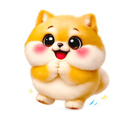Chubby Shiba Cute Everyday Stickers