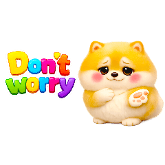 Cute Chubby Dog Daily Chat Stickers