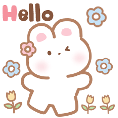 Cute Rabbit "Nana" V.2 Caring words