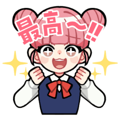 Daily Life Stickers Energetic Girl & Boy