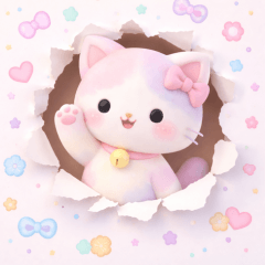 Cat pastel : HNY (No text)