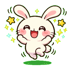 Hoppy Bunny Full of Joy