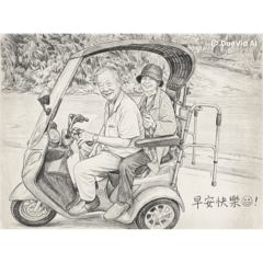 旺伯、旺姆～開心樂貼圖