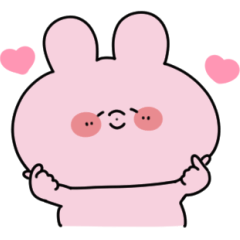 あさみみちゃん 文字なしスタンプ2