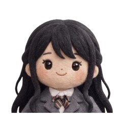 Needle Felt High School Girl: Daily Life