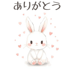 白うさぎ【１年中使える】