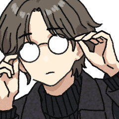 Gentle Glasses Boy, By Your Side