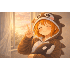 Orca & Buddy Costume Girl