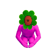 動く三つ葉と四つ葉のクローバーさん