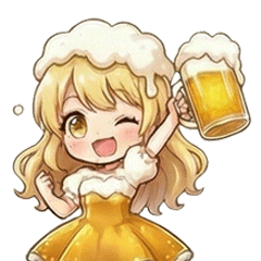 飲み会で使える飲み物スタンプ