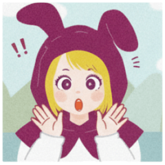 ウサギ頭巾GIRL