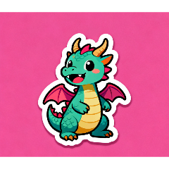 cheerful dragon