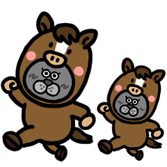 Rabbit Happy happy happy New Year