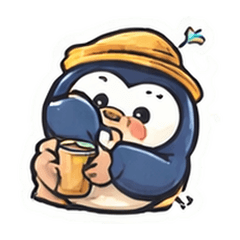 珍奶企鵝鬧鬧反應包