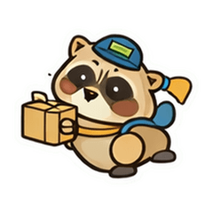 爆速外送浣熊情緒快遞1