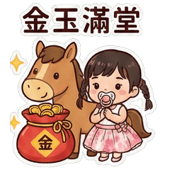 胖胖 2026 馬年祝福