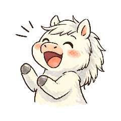 白馬的粗線日常（無文字）