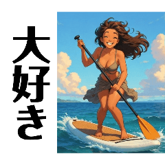 用SUP擁抱藍色假期